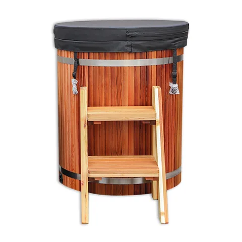 Red cedar cold tub with 304 stainless steel liner 004 thumbnail 5