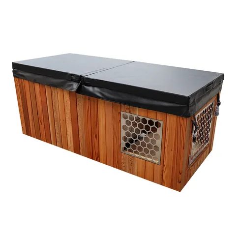 Red cedar cold tub with 304 stainless steel liner 013 thumbnail 4