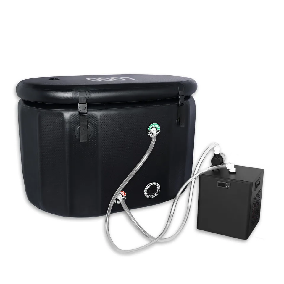 Drop Stitch Oval Cold Plunge Tub Black1 — detail 5