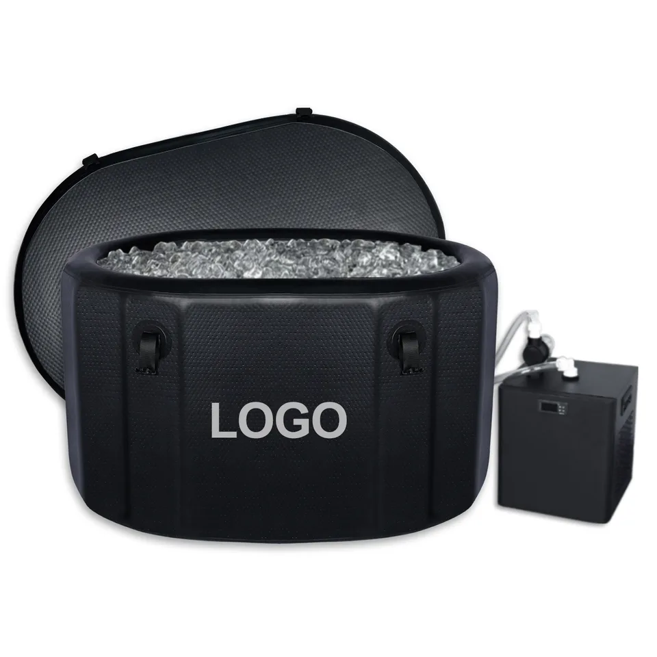 Drop Stitch Oval Cold Plunge Tub Black1 — detail 2