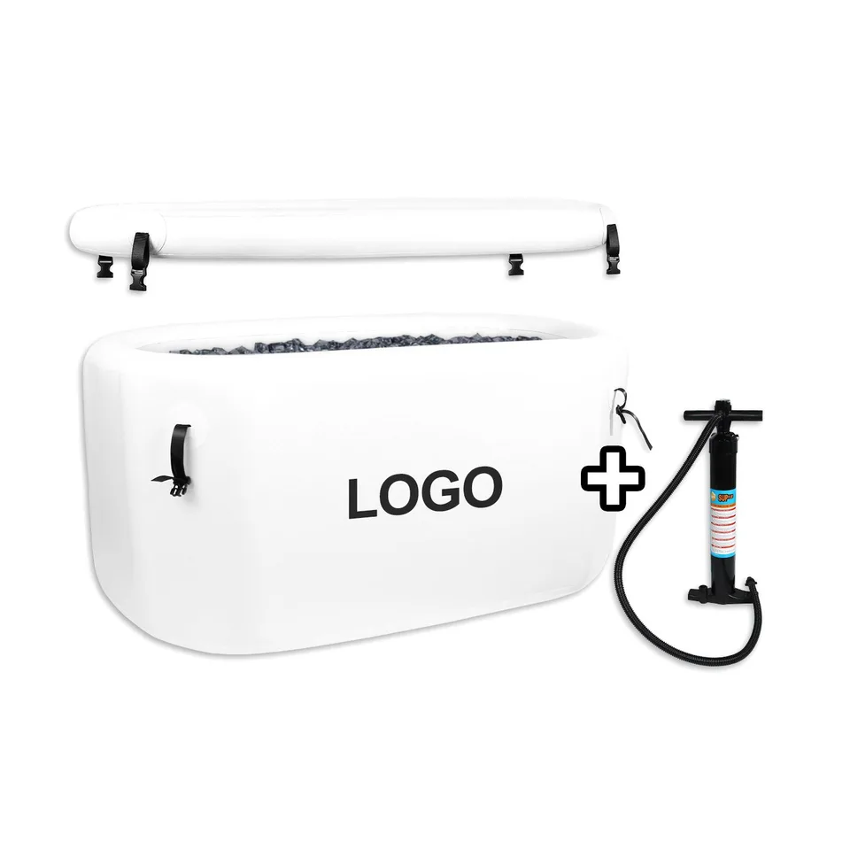 Drop Stitch Oval Cold Plunge Tub White2 — detail 5